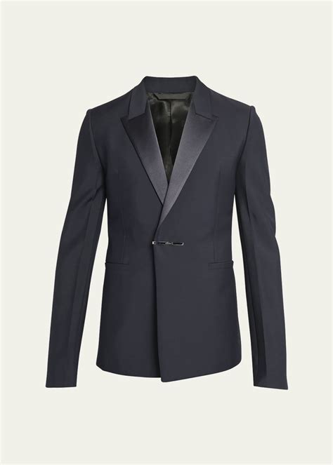 givenchy men's trench coat|givenchy metal clip blazer men.